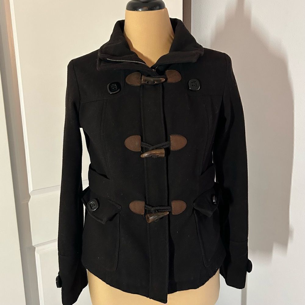 Hydraulic The Blue Jean Standard Black Pea Coat